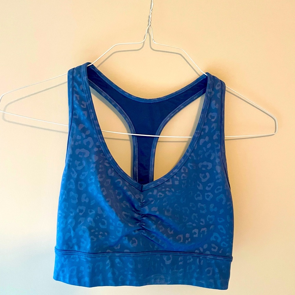 Gap Fit blue sports bra